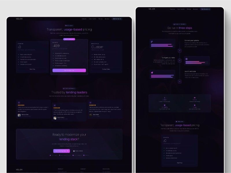 Lending — web Flow™