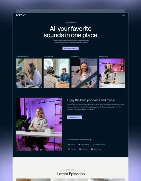 Podsky — web Flow™
