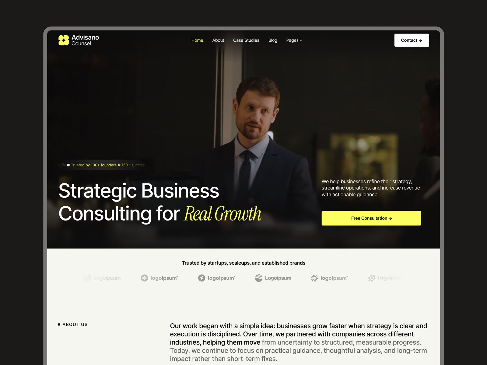 Advisano — web Flow™