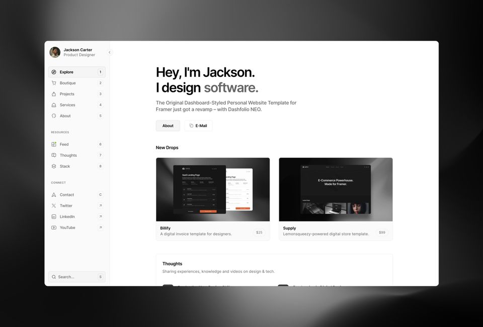Dashfolio NEO — view 2