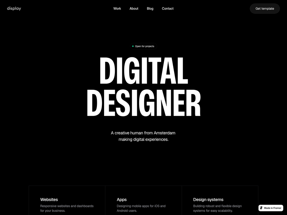 Display — view 1