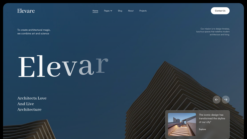 Elevare — view 1