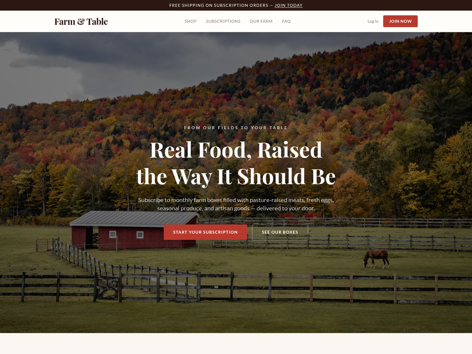 Farmstead — view 1