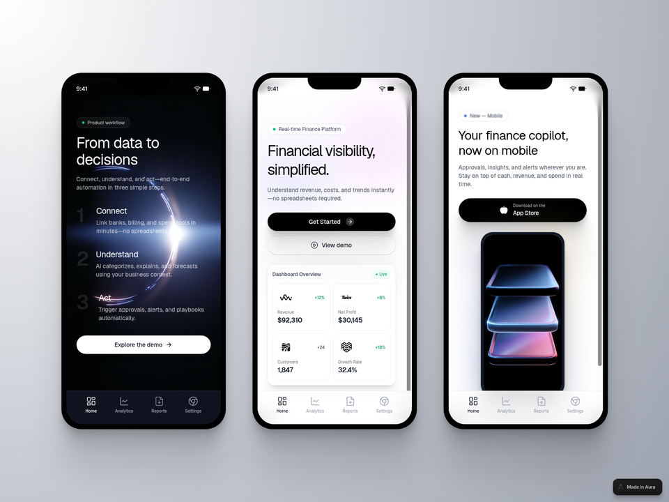 Finance — view 1