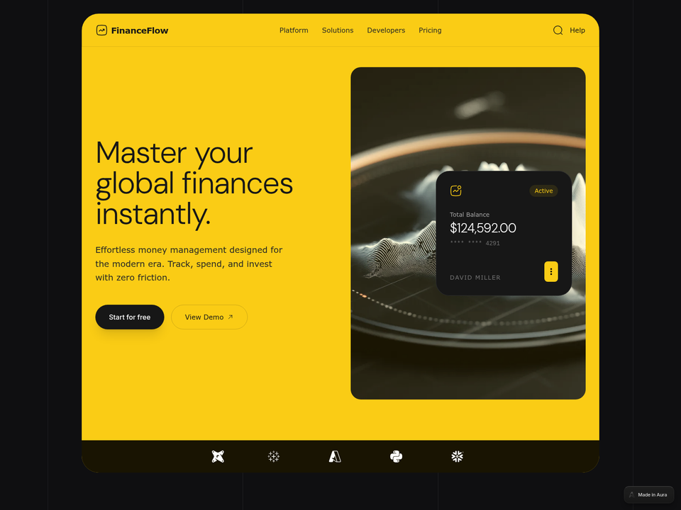 FinanceFlow — view 1