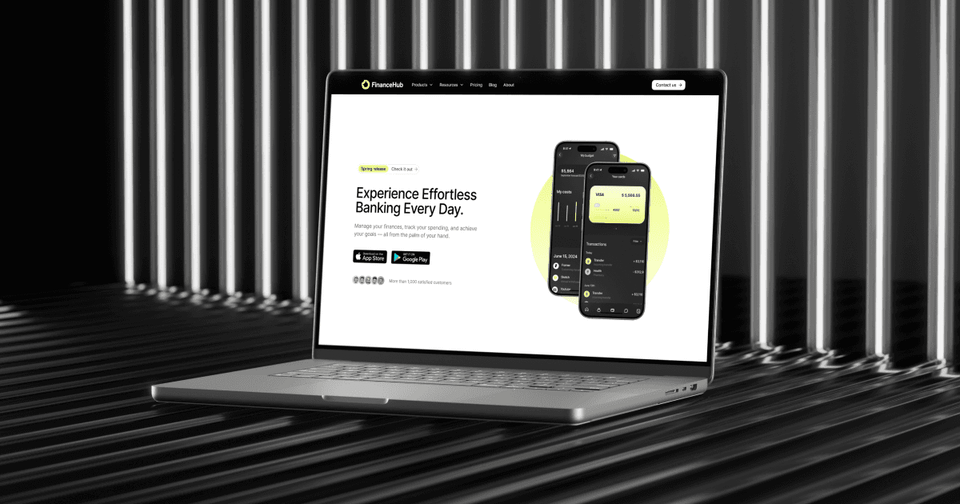 FinanceHub — vista 1