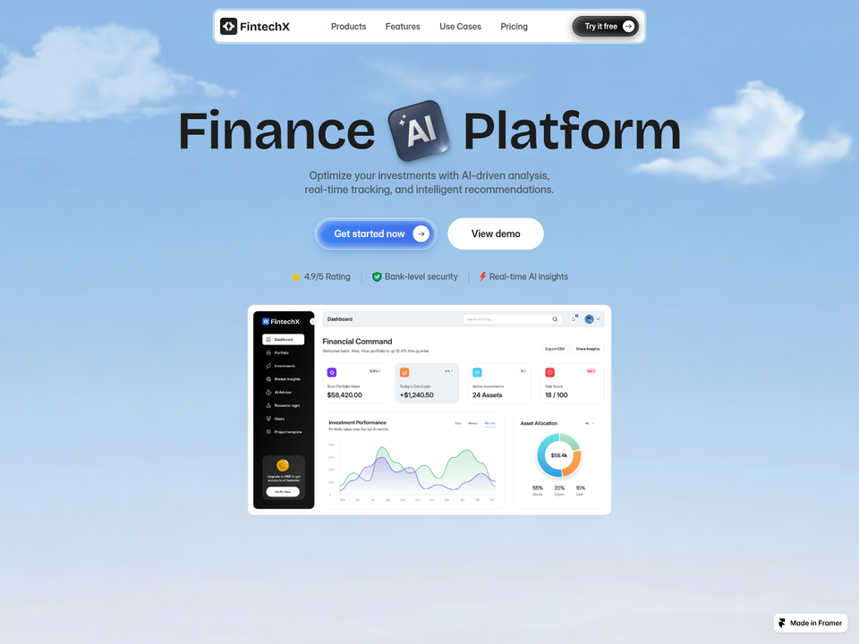FintechX — view 1