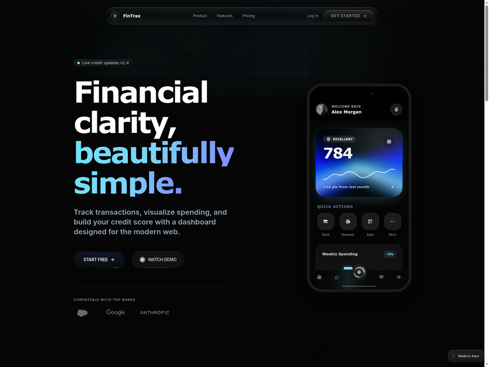 FinTrax — view 1