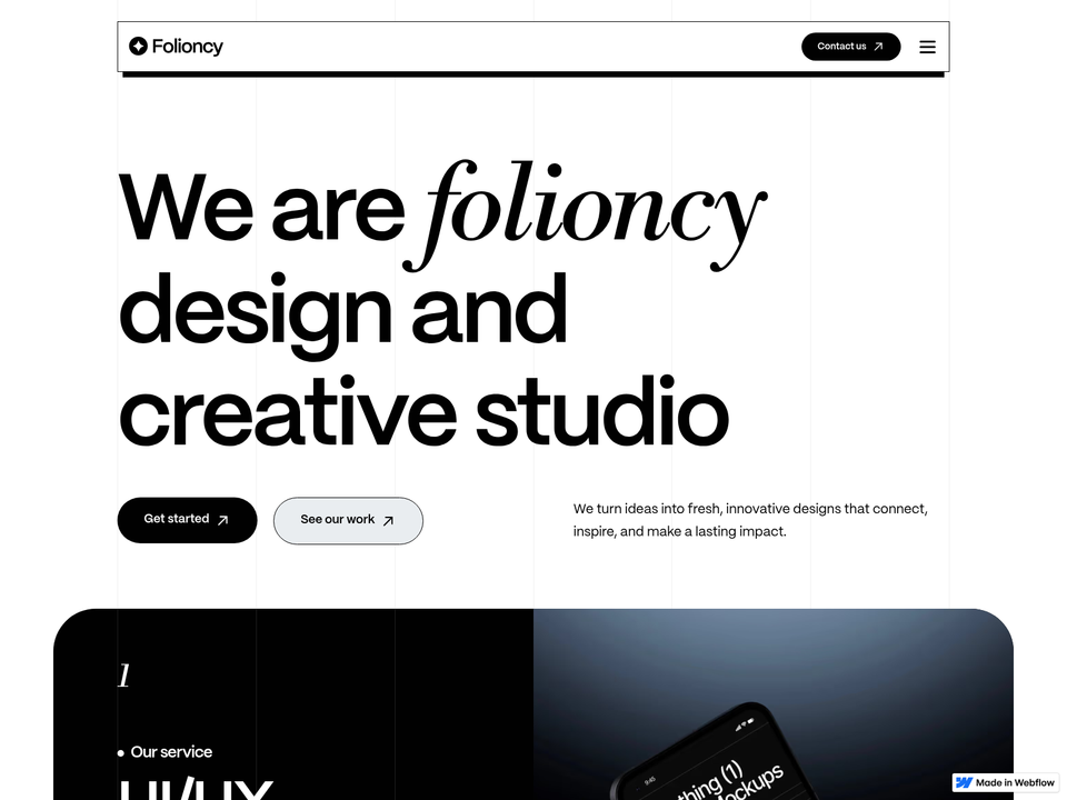 Folioncy — view 1