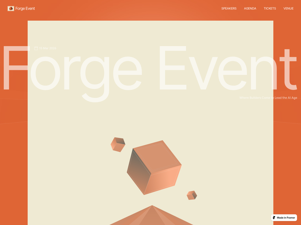 Forge Event — view 2