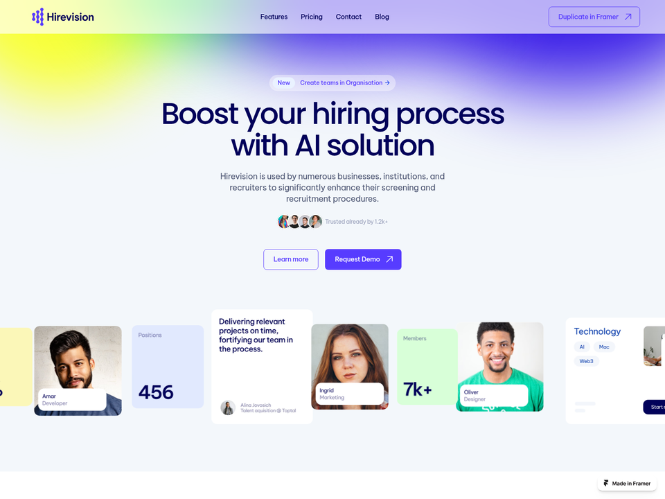 Hirevision — view 2