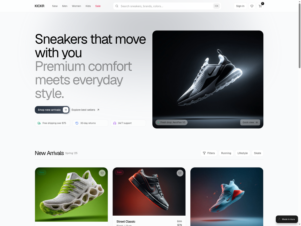KICKR — view 1