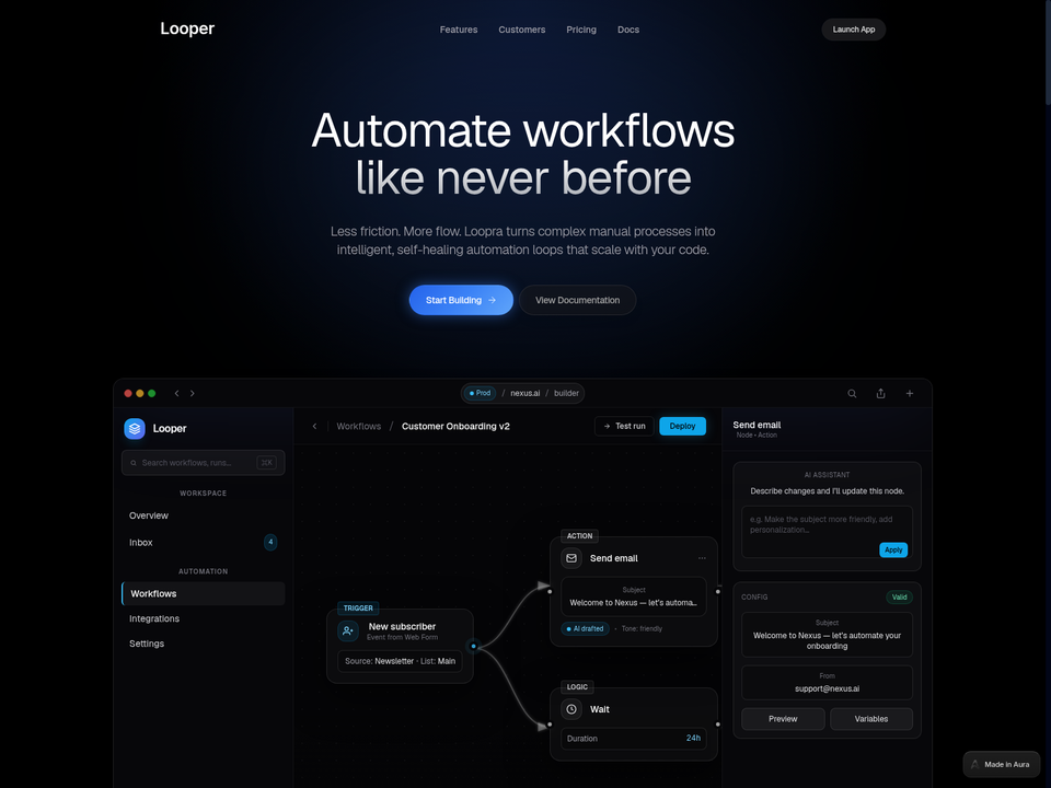 Loopra — view 1