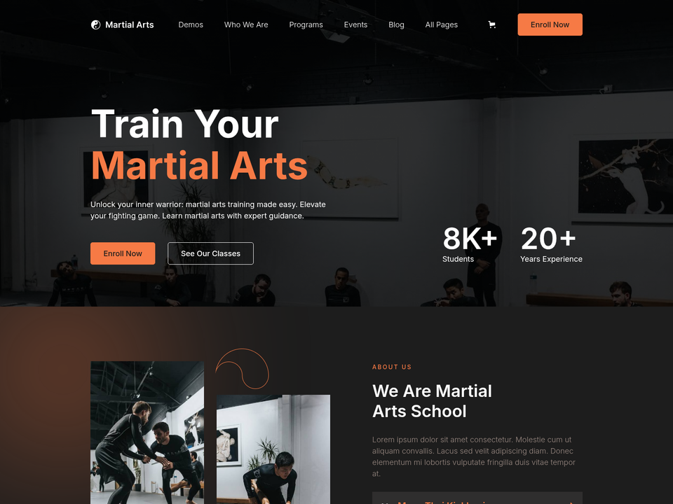 Martial Arts — view 3