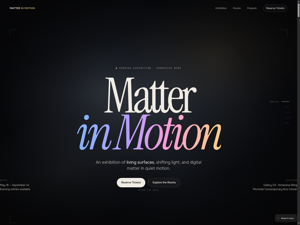 Matter — view 1