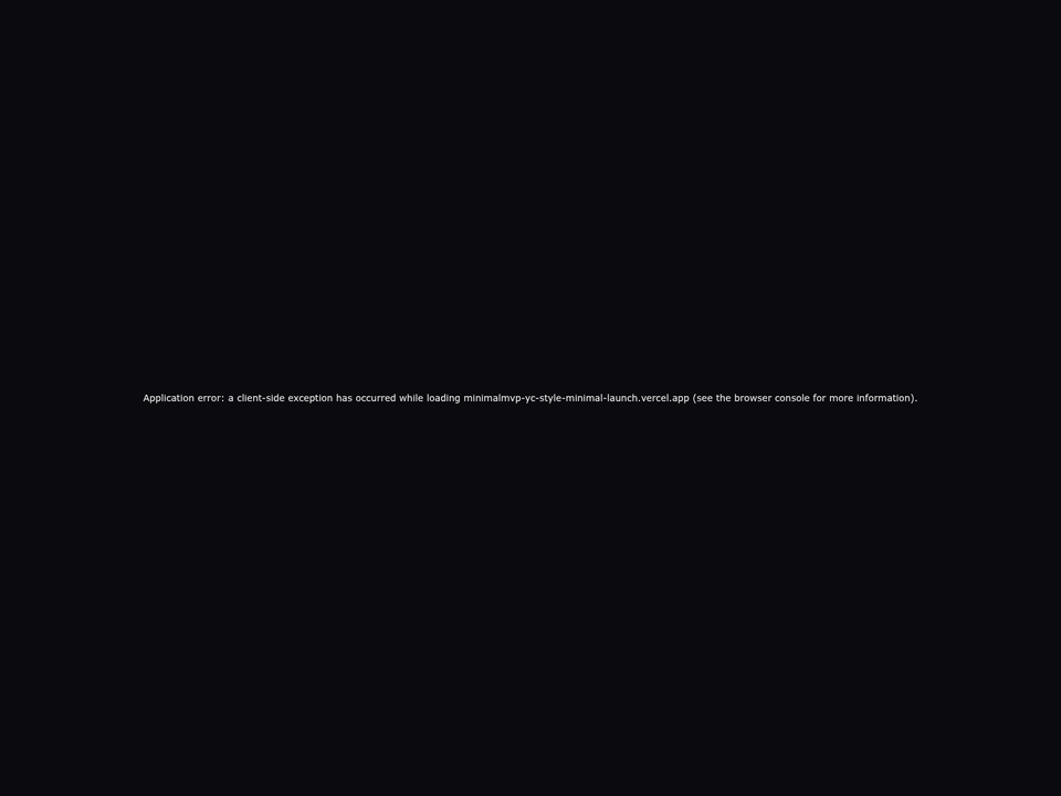 MinimalMVP — view 1