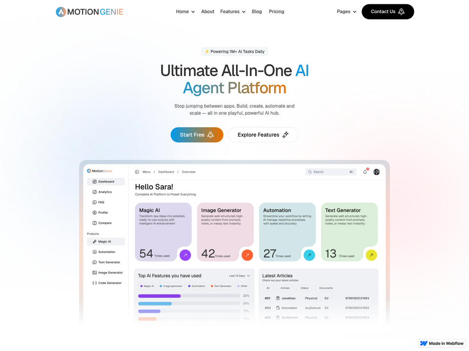Motion Genie — view 1