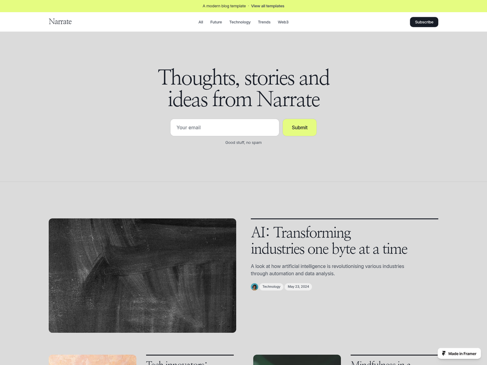 Narrate — view 1