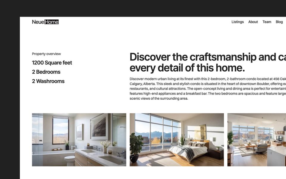 NeueHome — view 1