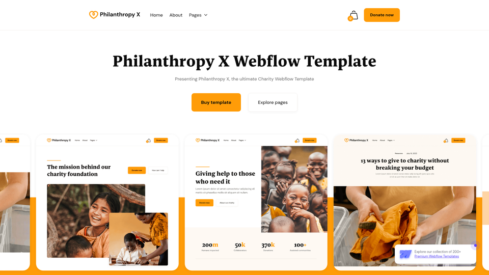 Philanthropy X — view 1