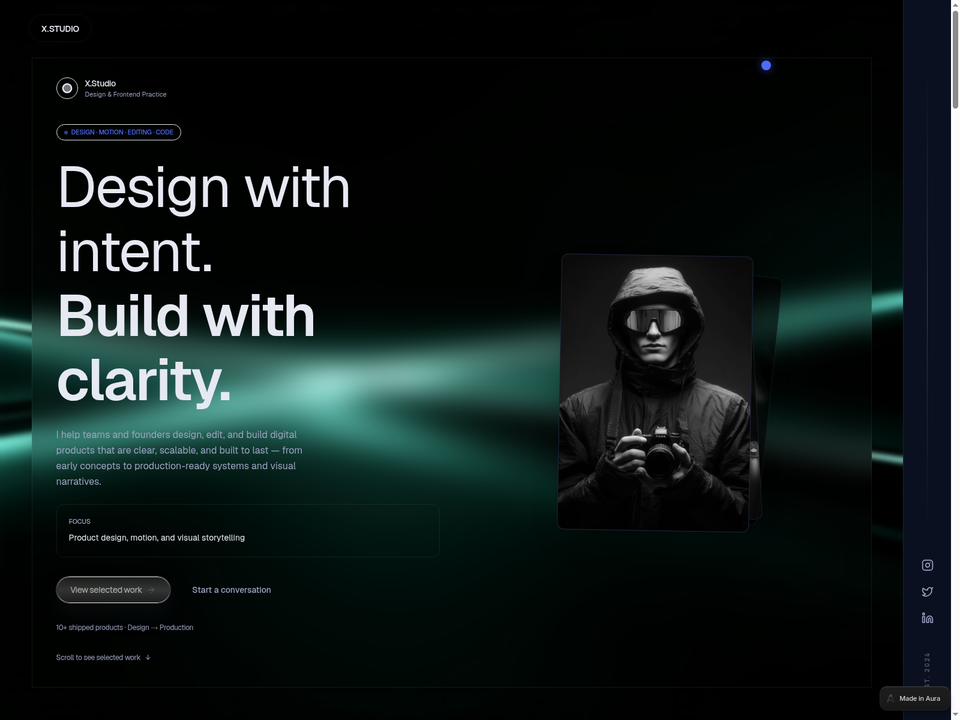 Portfolio — view 1