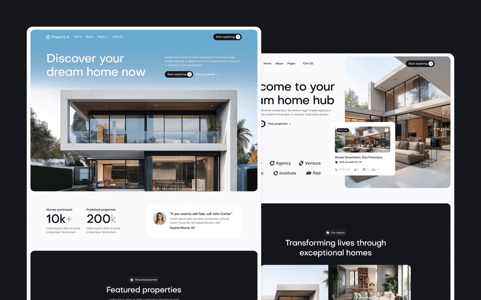 Property X — view 1