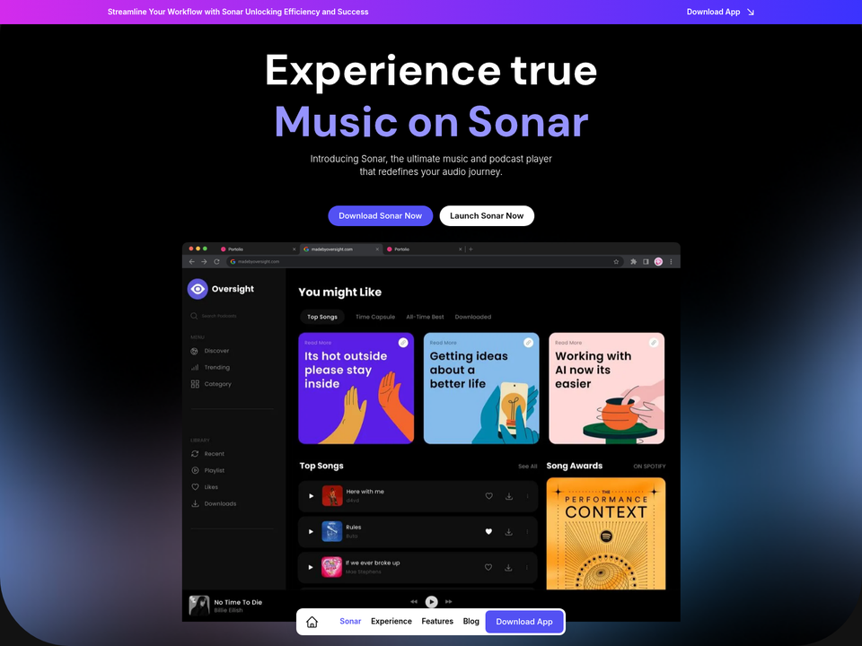 Sonar — view 1