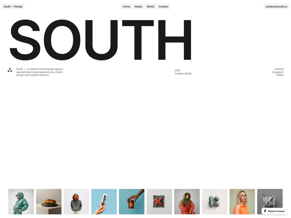 South — view 1