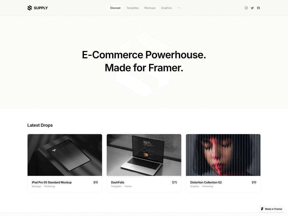 Supply — view 1