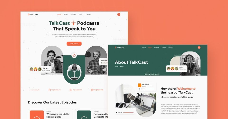 TalkCast — vista 1