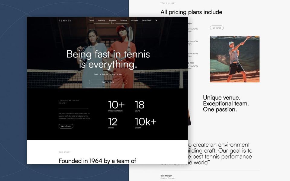Tennis 128 — view 1
