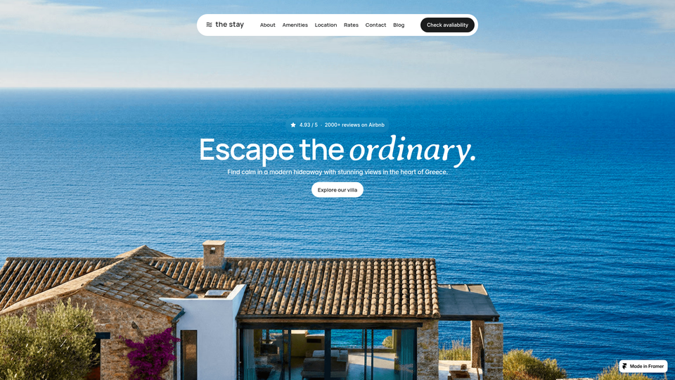 The Stay — view 1