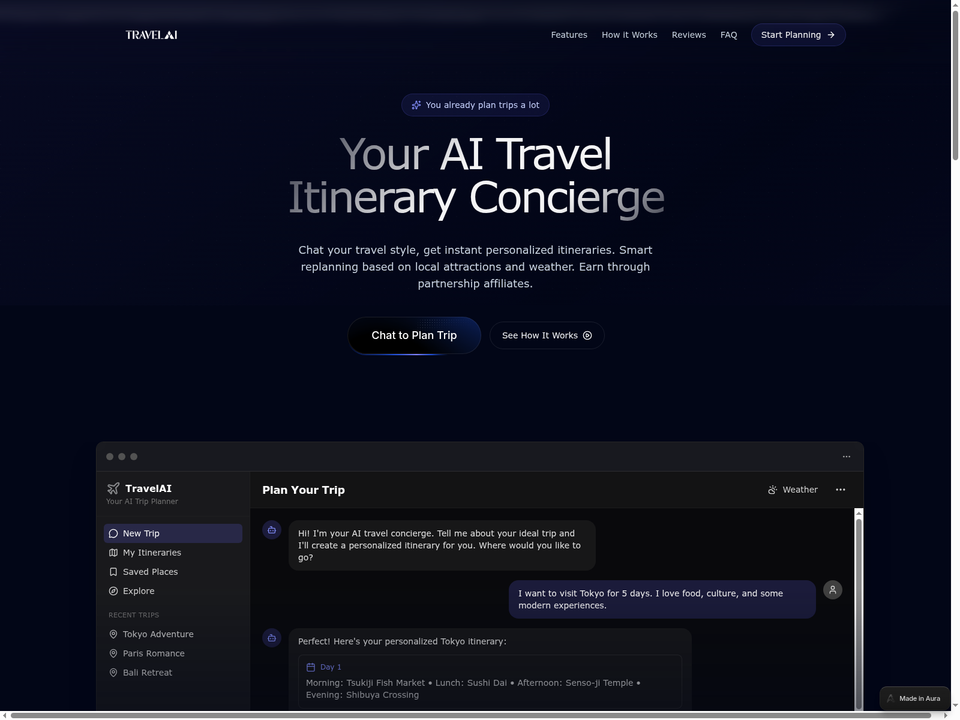 TravelAI — view 1