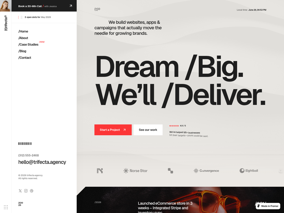 Trifecta — view 1