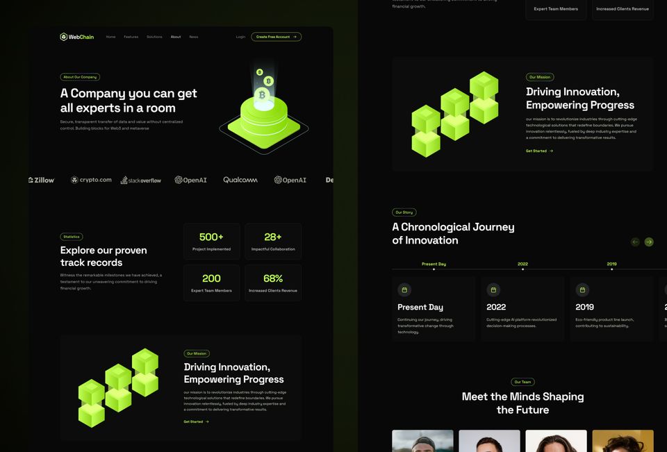 Webchain — view 2