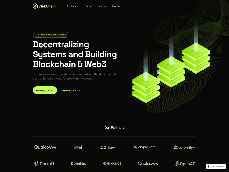 Webchain — view 3
